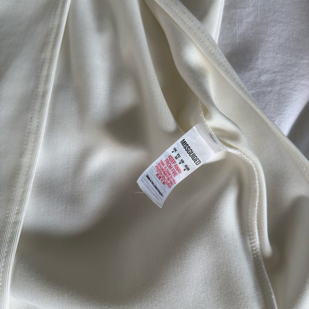 Missguided Midi White Bodycon Dress - Picture 4 of 4